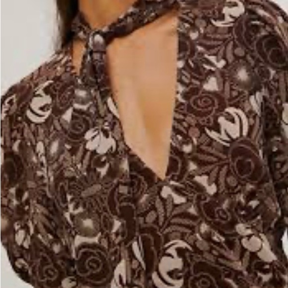 NWT Anna Sui Floral Blouse - Picture 3 of 12